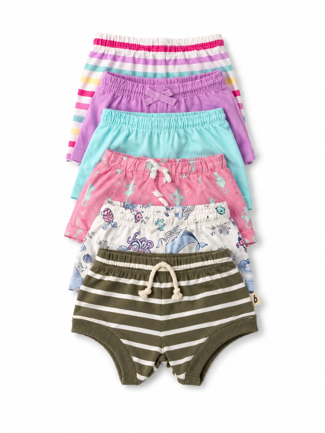 Kids' Colourful Shorts Set